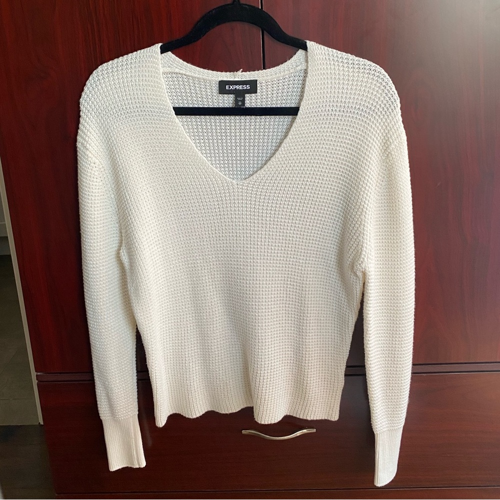 Express Waffle Sweater